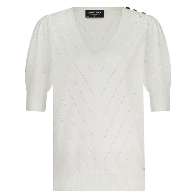 Lady Day truitje Lynda KM Vhals Off white